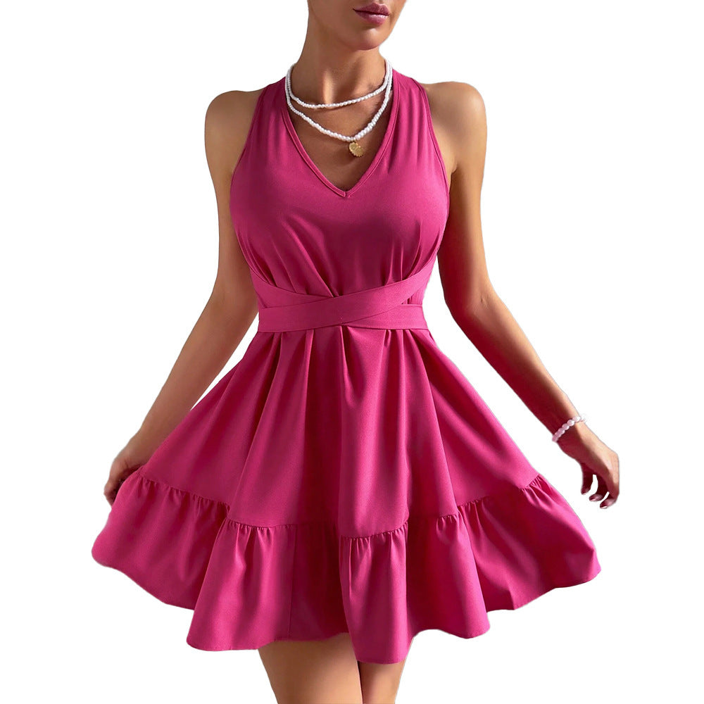 Summer Fashion Personalized Halter Dress Women