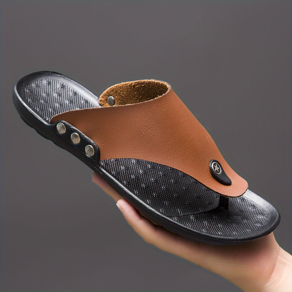 Simple Unisex Breathable Non-slip Slip On Sandals for Casual Summer Beach Outdoors for Men Women
