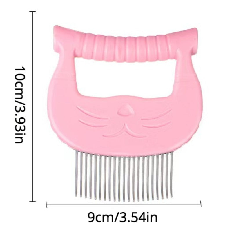 1pc Cat Comb Pet Cat Short & Long Hair Removal Massaging Shell Comb Soft Deshedding Brush Grooming And Shedding Matted Fur Remover Massage Dematting Tool