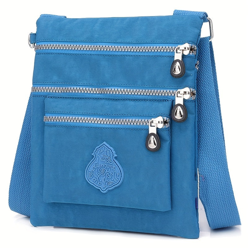 Elegant & Stylish Women's Nylon Messenger Bag with Telescoping Handle - Perfect for Everyday Use and Travel Adventures