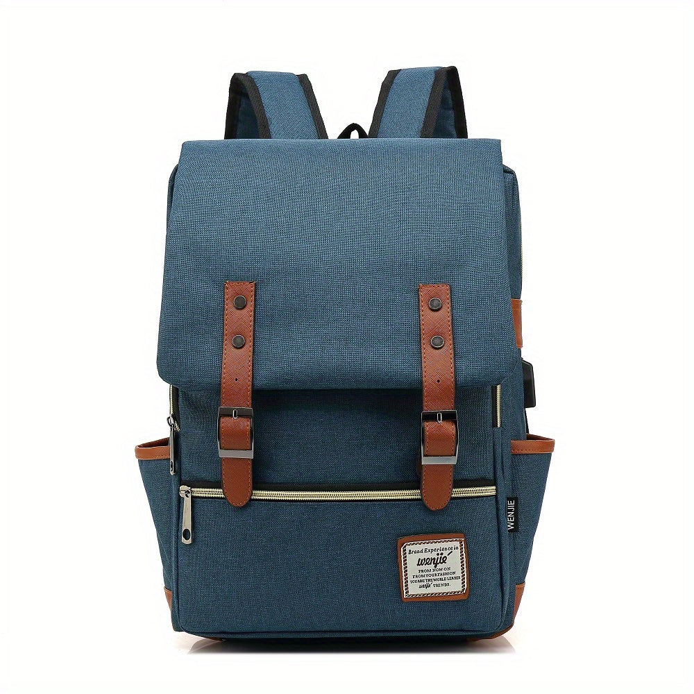 Student Backpack Travel Backpack Outdoor Casual Bag For Men And Women Computer Bag Shoulder Bag Multi-purpose Backpack With Belt Decoration