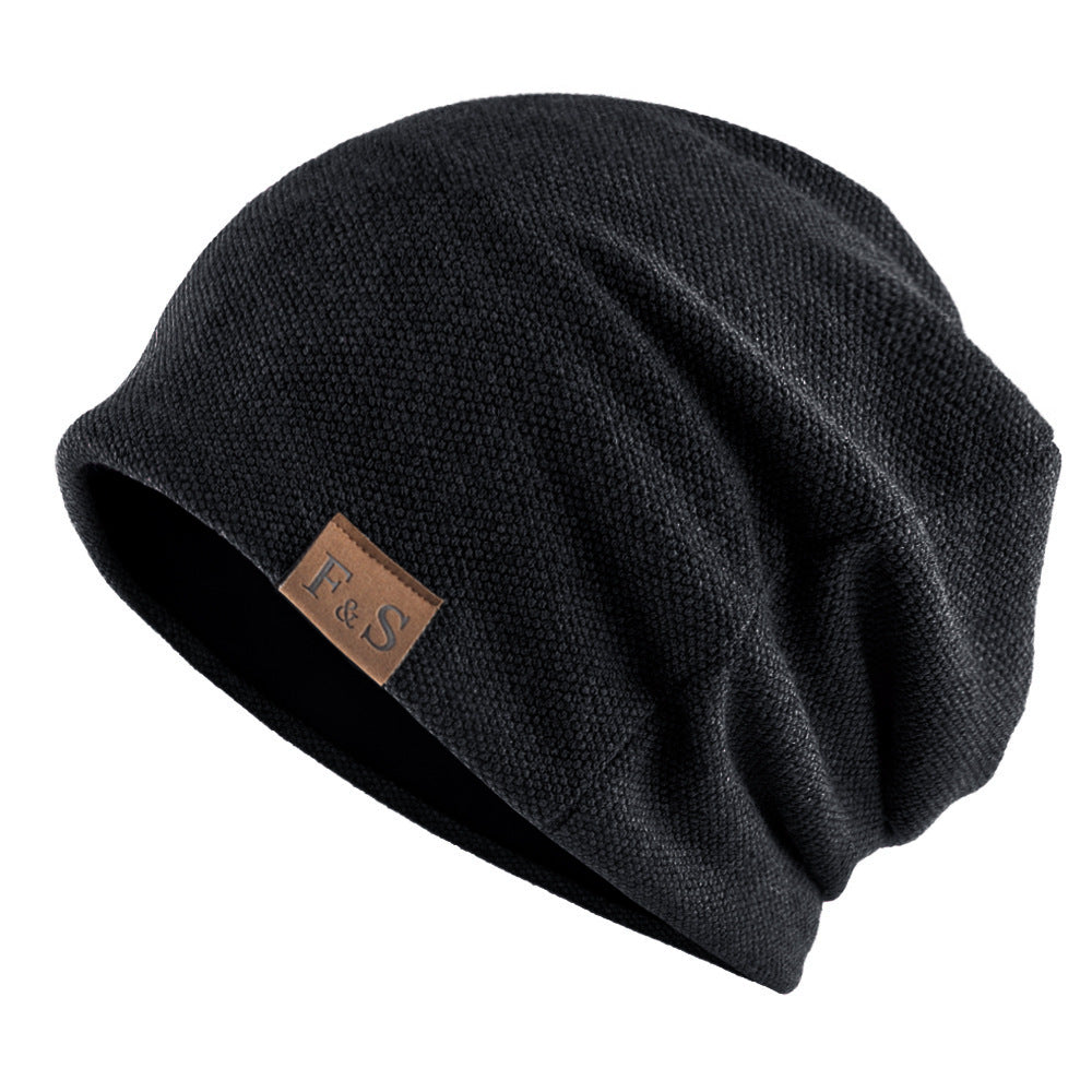 1pc Hat Letter Casual Warm Knitted Winter Hat Fashionable, Solid Hip-hop Hat For Men and Women