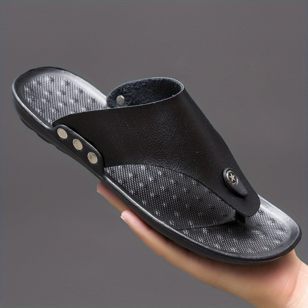 Simple Unisex Breathable Non-slip Slip On Sandals for Casual Summer Beach Outdoors for Men Women