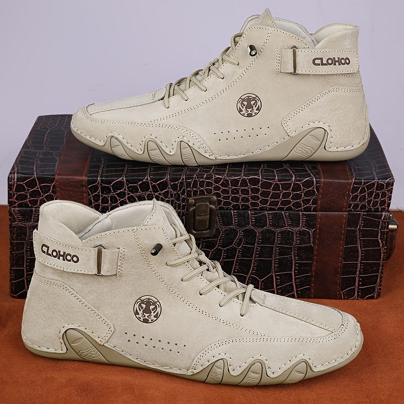 ComfortFlex Ankle Boots - Ultra-Soft, Wear-Resistant, Non-Slip, Breathable, Comfortable Sneakers for Men - Perfect for Spring and Autumn Outdoor Activities