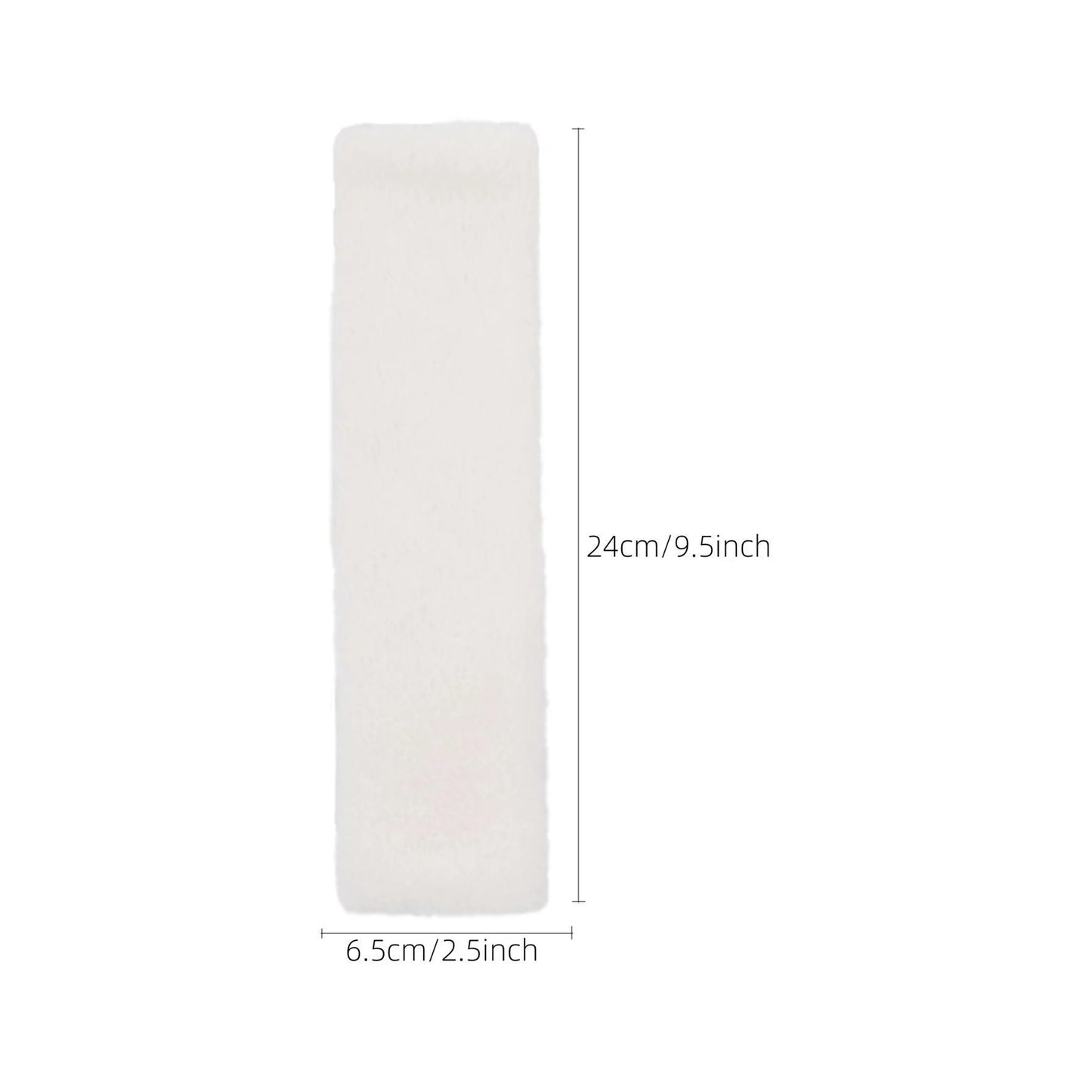 1 piece of artificial rabbit hair long car seat belt shoulder protector suitable for autumn and winter seasons