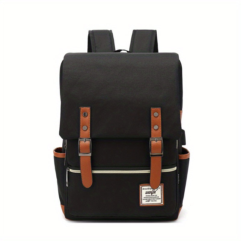 Student Backpack Travel Backpack Outdoor Casual Bag For Men And Women Computer Bag Shoulder Bag Multi-purpose Backpack With Belt Decoration