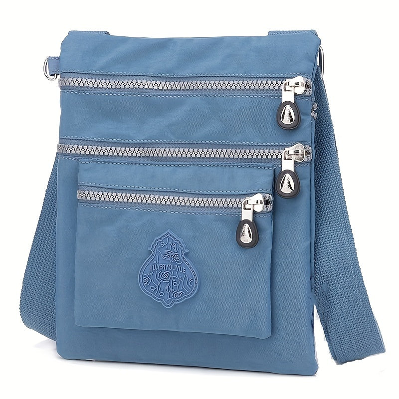 Elegant & Stylish Women's Nylon Messenger Bag with Telescoping Handle - Perfect for Everyday Use and Travel Adventures