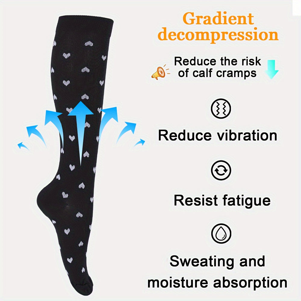 15-20mmHg Graduated Compression Copper Compression Socks - 6 Pairs For Women And Men - Improved Circulation And Reduced Swelling