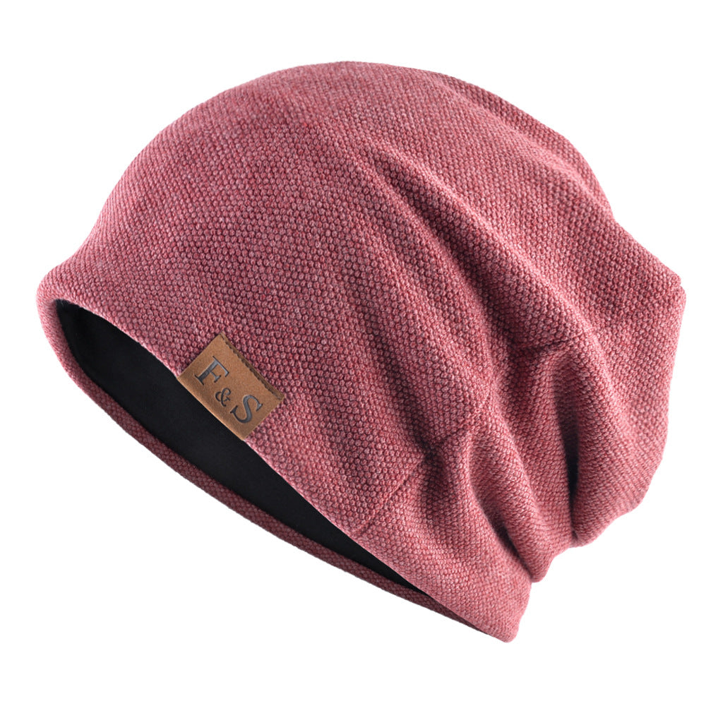 1pc Hat Letter Casual Warm Knitted Winter Hat Fashionable, Solid Hip-hop Hat For Men and Women