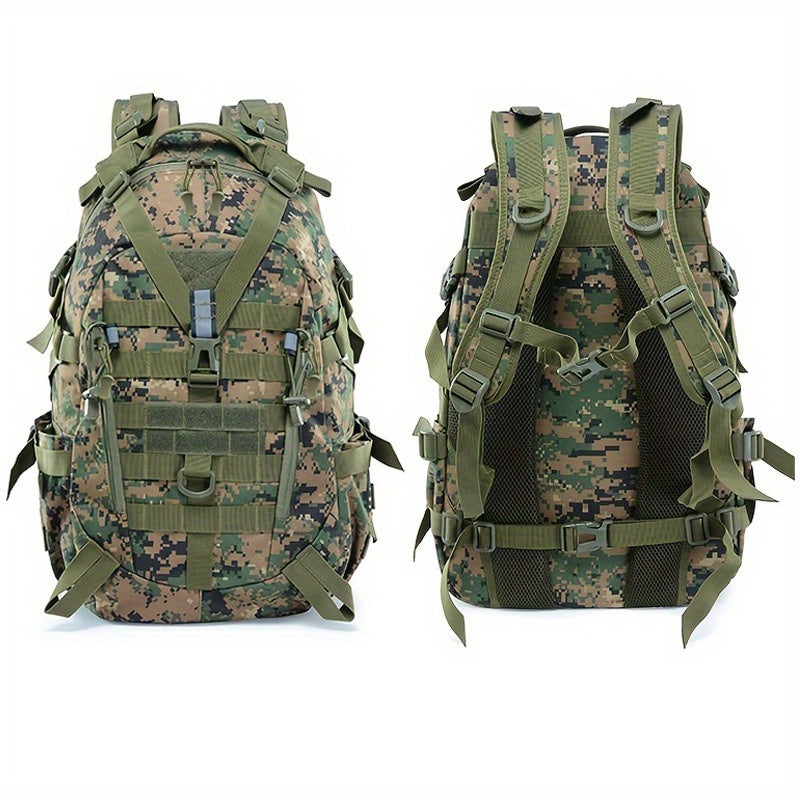 Waterproof 10.57gal Camping Backpack - Tactical Storage Bag for Men and Women - Ideal for Outdoor Travel, Climbing, and Hiking - Durable and Spacious