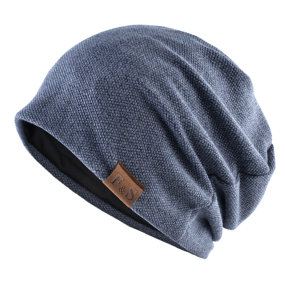 1pc Hat Letter Casual Warm Knitted Winter Hat Fashionable, Solid Hip-hop Hat For Men and Women
