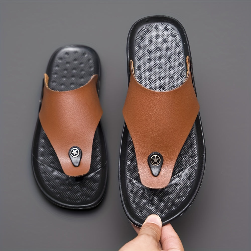 Simple Unisex Breathable Non-slip Slip On Sandals for Casual Summer Beach Outdoors for Men Women