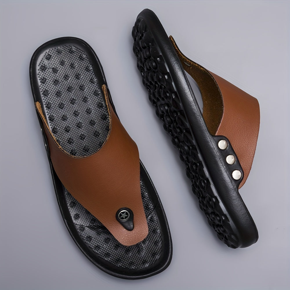 Simple Unisex Breathable Non-slip Slip On Sandals for Casual Summer Beach Outdoors for Men Women
