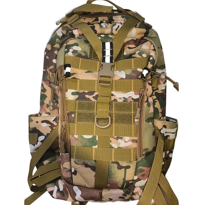Waterproof 10.57gal Camping Backpack - Tactical Storage Bag for Men and Women - Ideal for Outdoor Travel, Climbing, and Hiking - Durable and Spacious