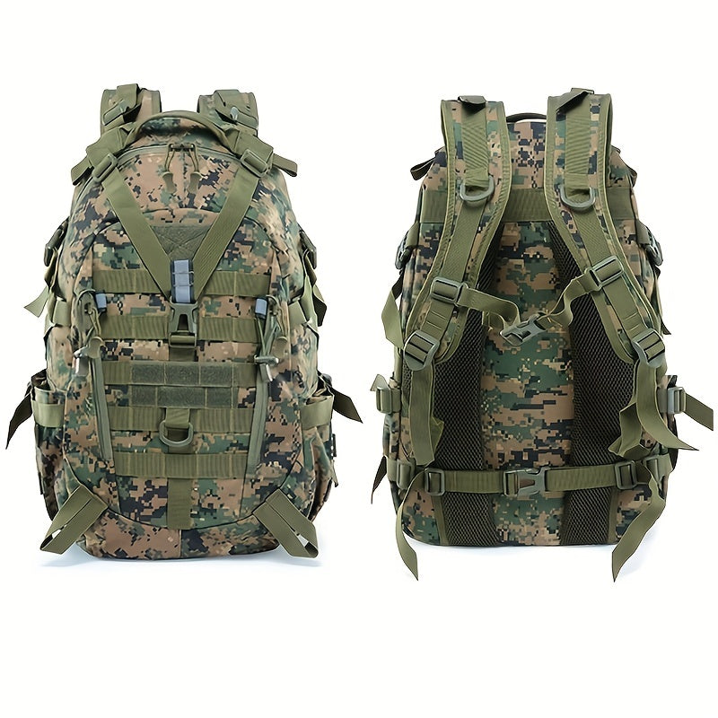 Waterproof 10.57gal Camping Backpack - Tactical Storage Bag for Men and Women - Ideal for Outdoor Travel, Climbing, and Hiking - Durable and Spacious