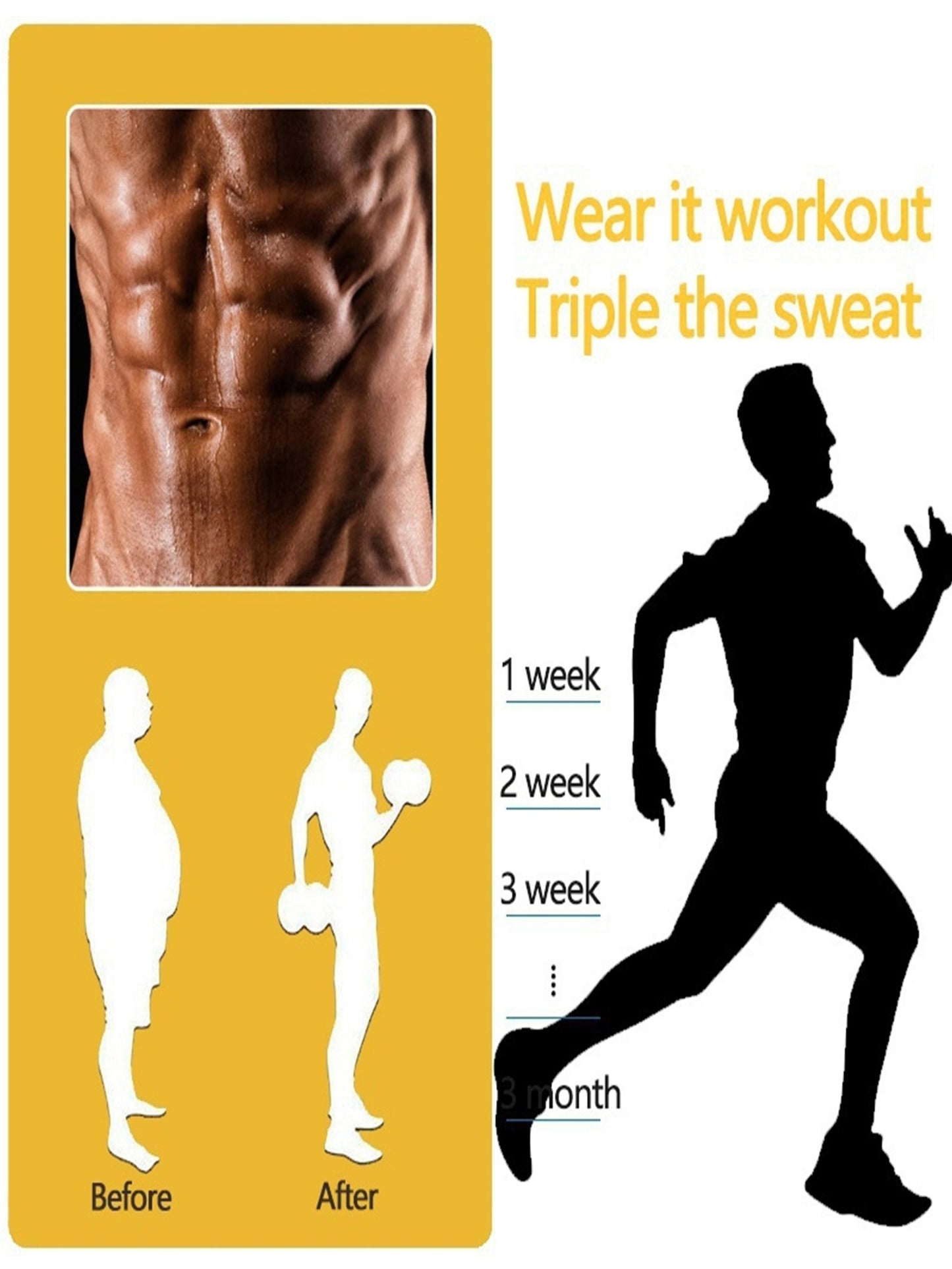 Adjustable Compression Men's Tank Top - Waist Trainers for Men