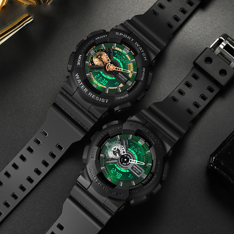 Multifunctional Double Display Men's Electronic Watch