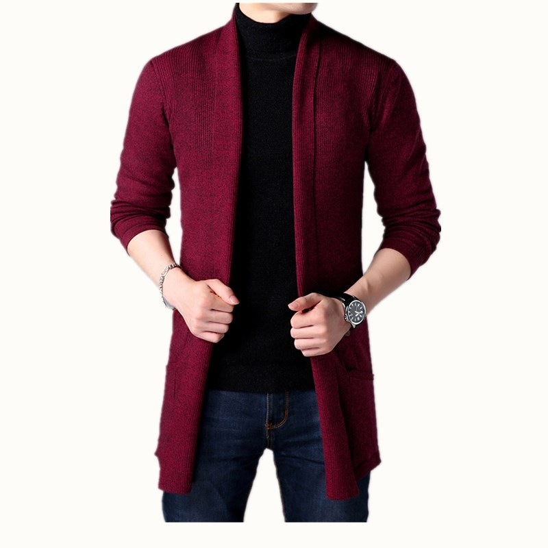 Casual Pocket Men's Sweater Jacket
