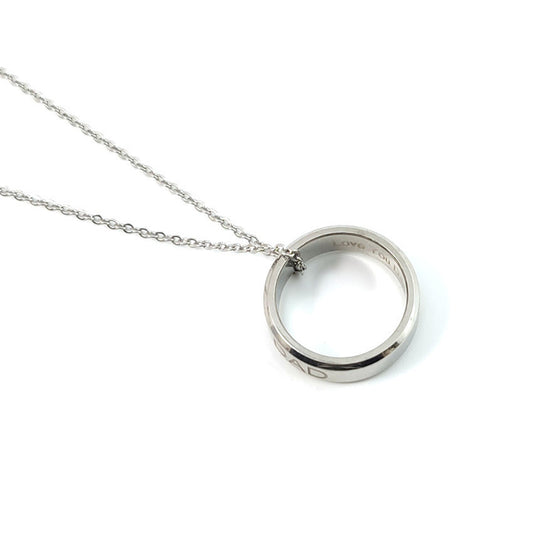 1pc Love You Dad Mom Stainless Steel Necklace For Men Women Dad Birthday Gifts Jewelry Father's Day Gift (Dad Necklace)