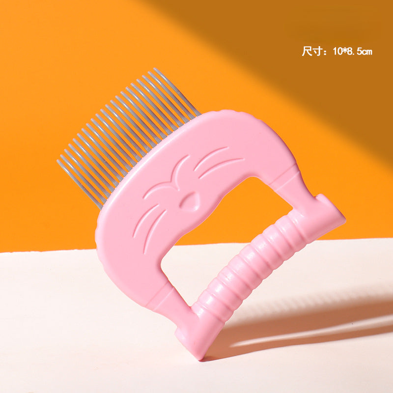 1pc Cat Comb Pet Cat Short & Long Hair Removal Massaging Shell Comb Soft Deshedding Brush Grooming And Shedding Matted Fur Remover Massage Dematting Tool