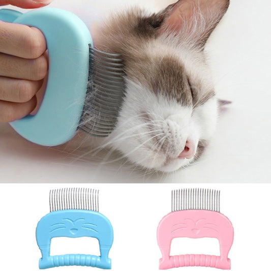 1pc Cat Comb Pet Cat Short & Long Hair Removal Massaging Shell Comb Soft Deshedding Brush Grooming And Shedding Matted Fur Remover Massage Dematting Tool