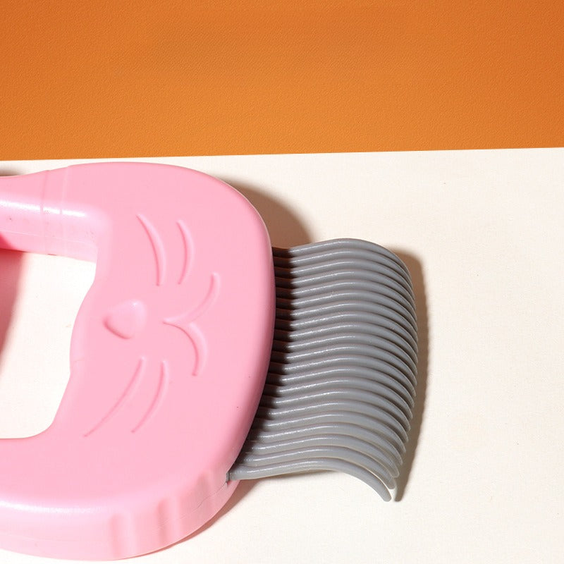1pc Cat Comb Pet Cat Short & Long Hair Removal Massaging Shell Comb Soft Deshedding Brush Grooming And Shedding Matted Fur Remover Massage Dematting Tool