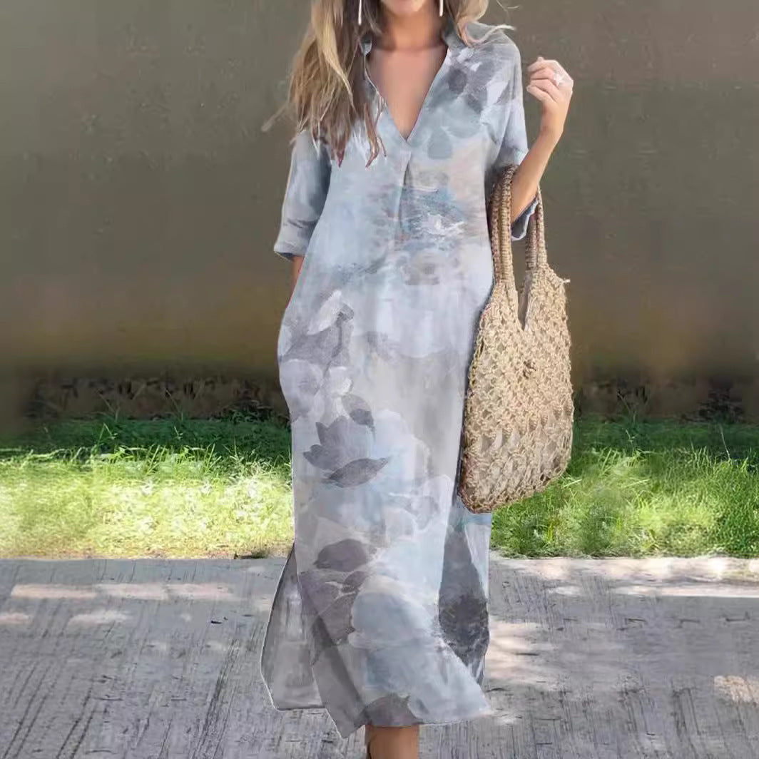 Printed Casual Summer Loose Skirt