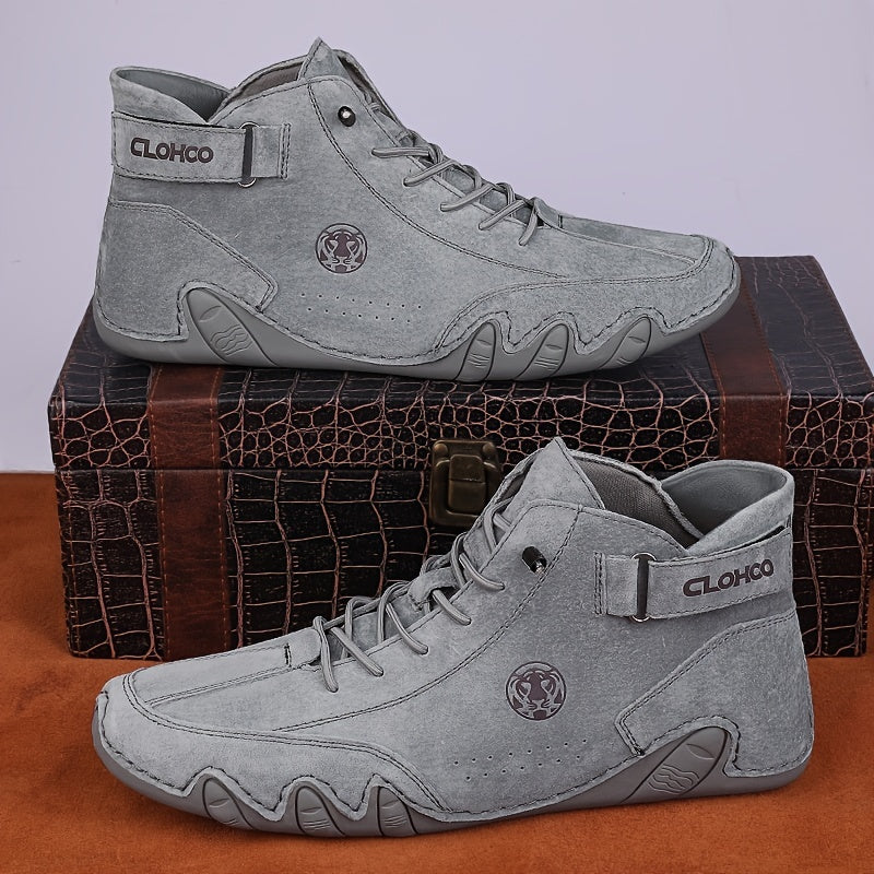 ComfortFlex Ankle Boots - Ultra-Soft, Wear-Resistant, Non-Slip, Breathable, Comfortable Sneakers for Men - Perfect for Spring and Autumn Outdoor Activities