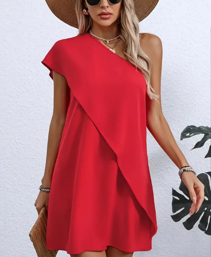 Summer Fashion Casual Short Sleeve Dress For Women