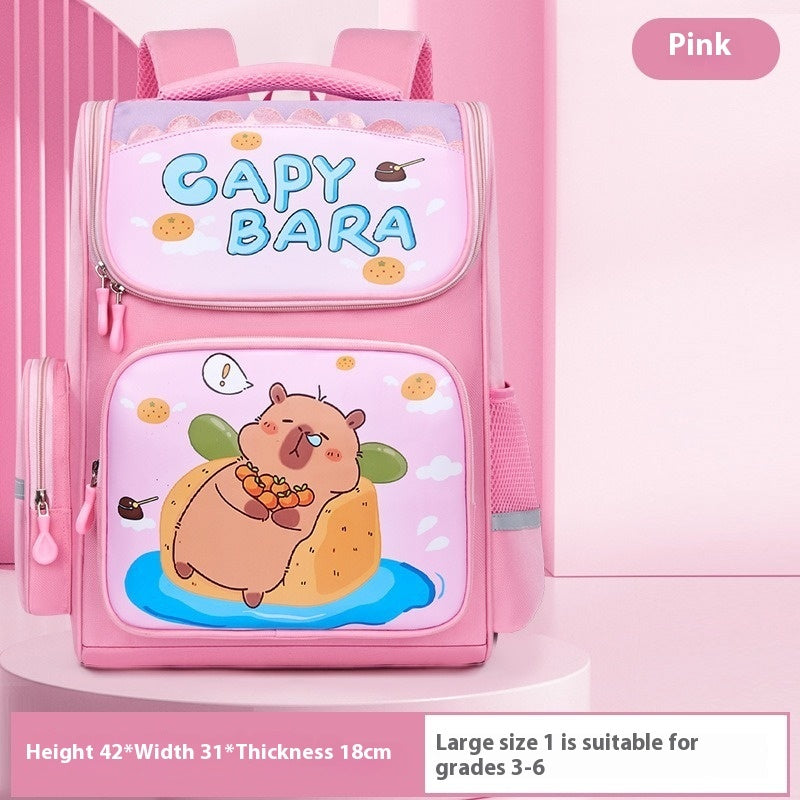 New Capabala Primary School Student Large Capacity Cute Schoolbag For Children
