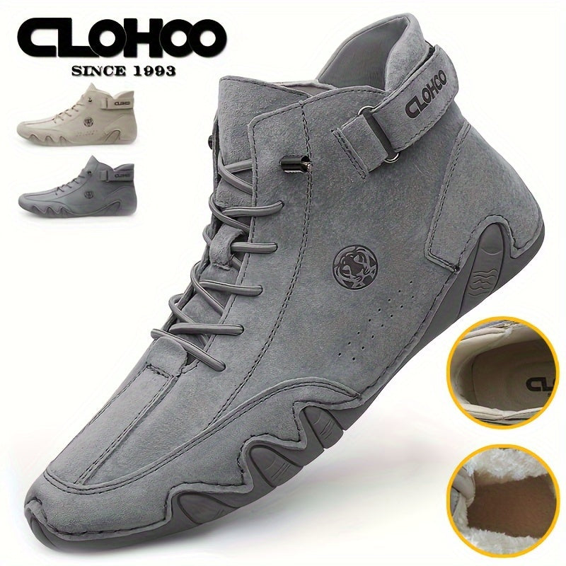 ComfortFlex Ankle Boots - Ultra-Soft, Wear-Resistant, Non-Slip, Breathable, Comfortable Sneakers for Men - Perfect for Spring and Autumn Outdoor Activities