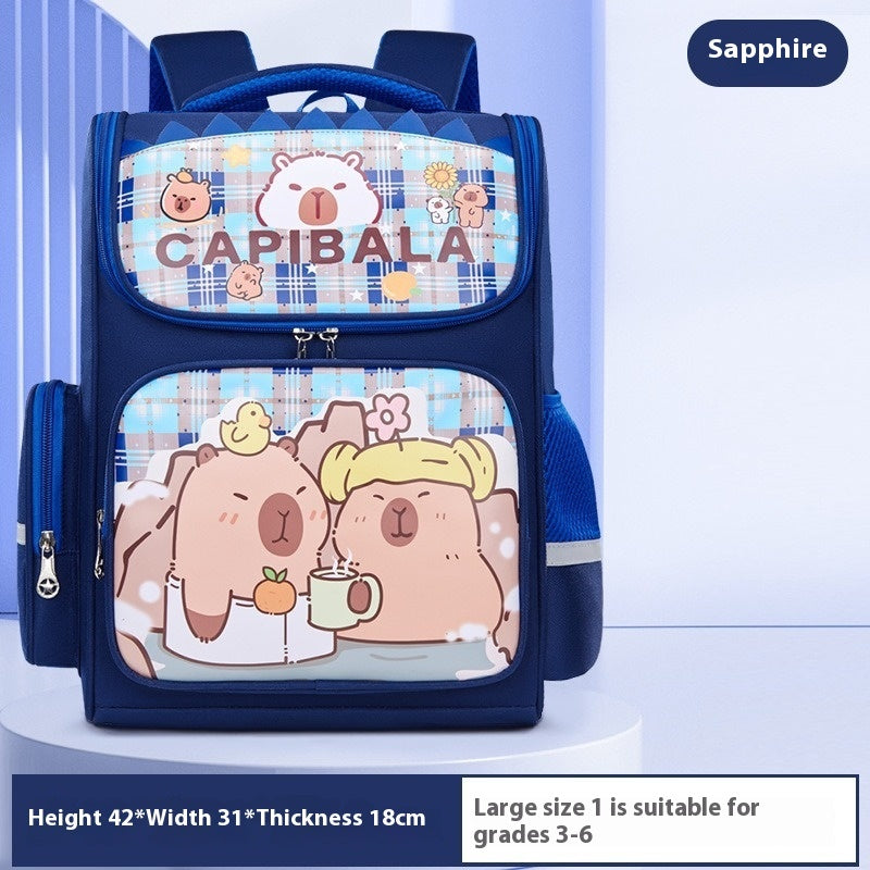New Capabala Primary School Student Large Capacity Cute Schoolbag For Children