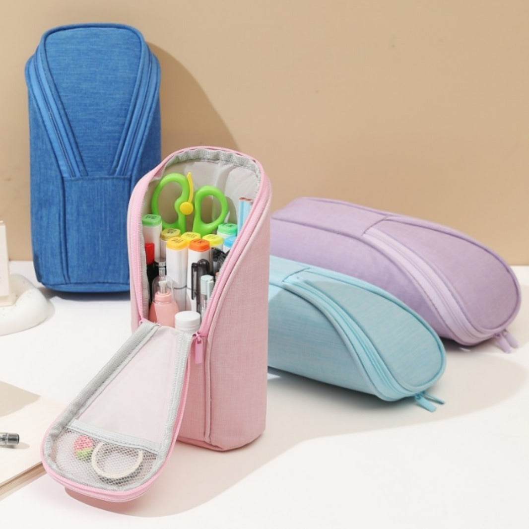 Candy Color Large Capacity Mobile Phone Holder Stationery Case
