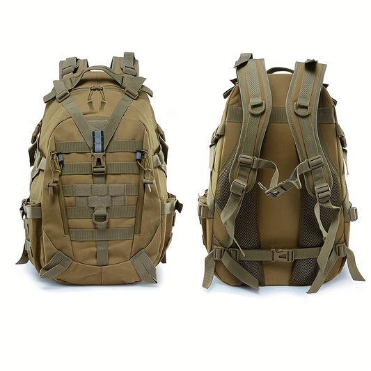 Waterproof 10.57gal Camping Backpack - Tactical Storage Bag for Men and Women - Ideal for Outdoor Travel, Climbing, and Hiking - Durable and Spacious