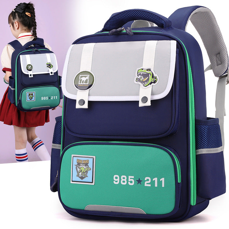 Children's Schoolbag British Style Lightweight And Wear-resistant