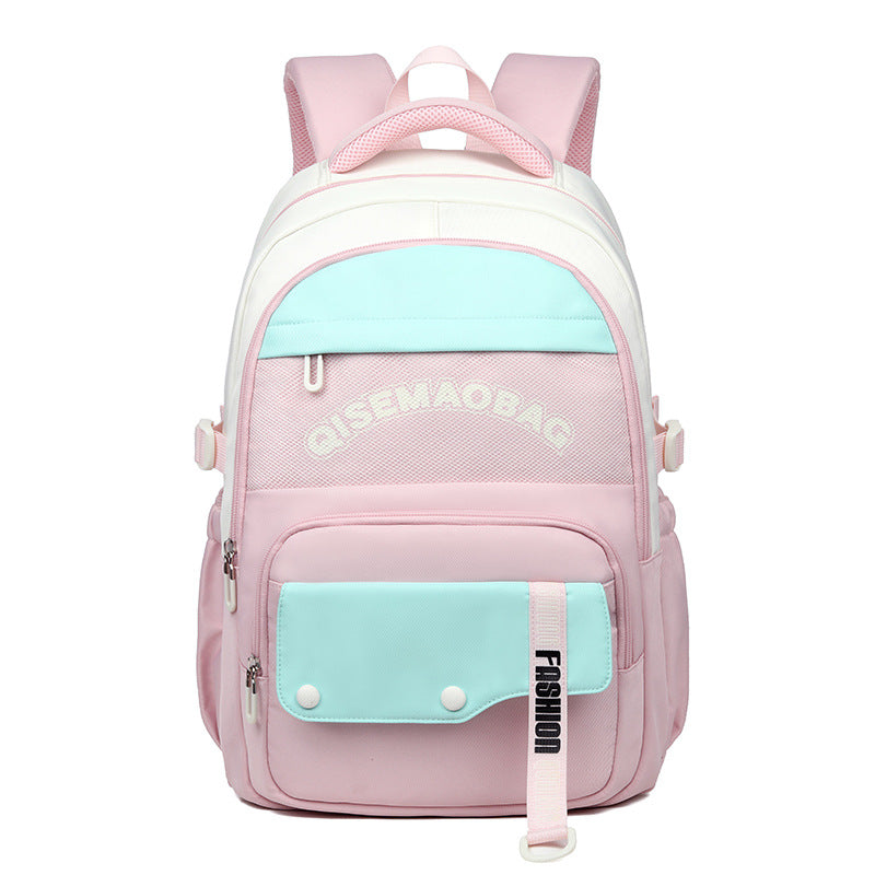 Fashion Color Contrast Leisure Travel Backpack