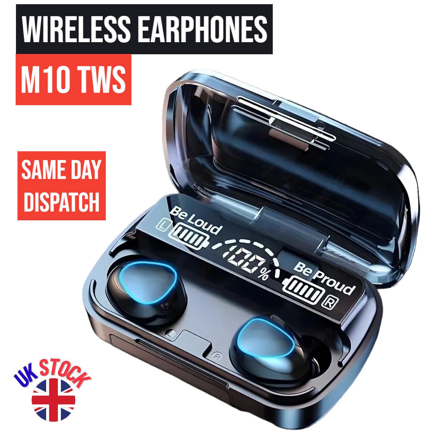 Bluetooth Wireless Headphones TWS Earphones Mini In-Ear Pods For Android