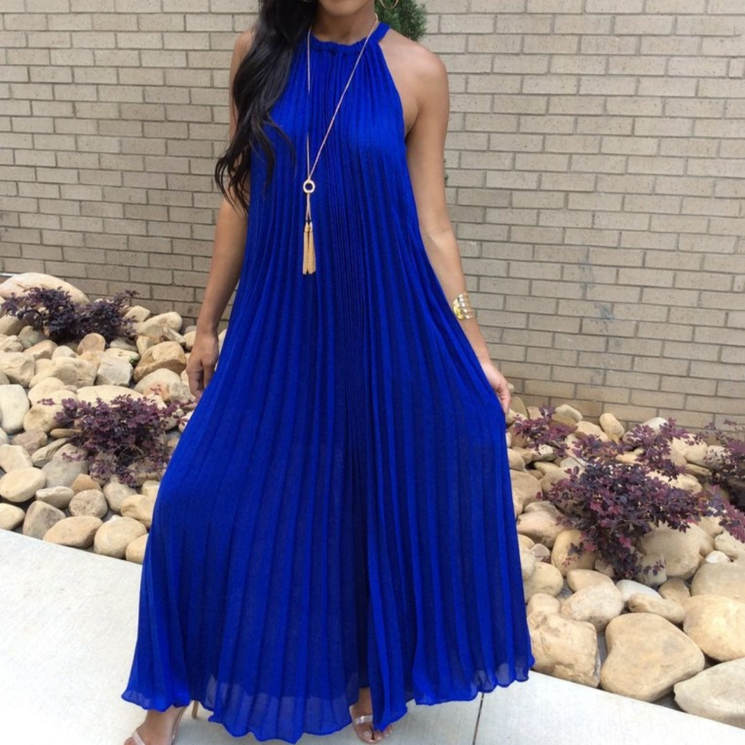 Women's Summer Fashion Sexy Pleated Dress