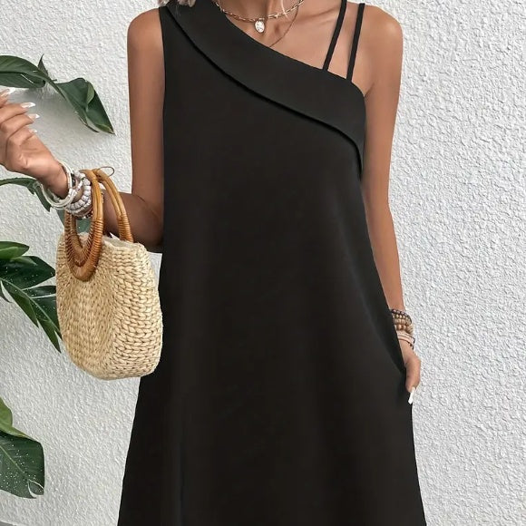 Women Elegant Sleeveless Dress For Spring & Summer