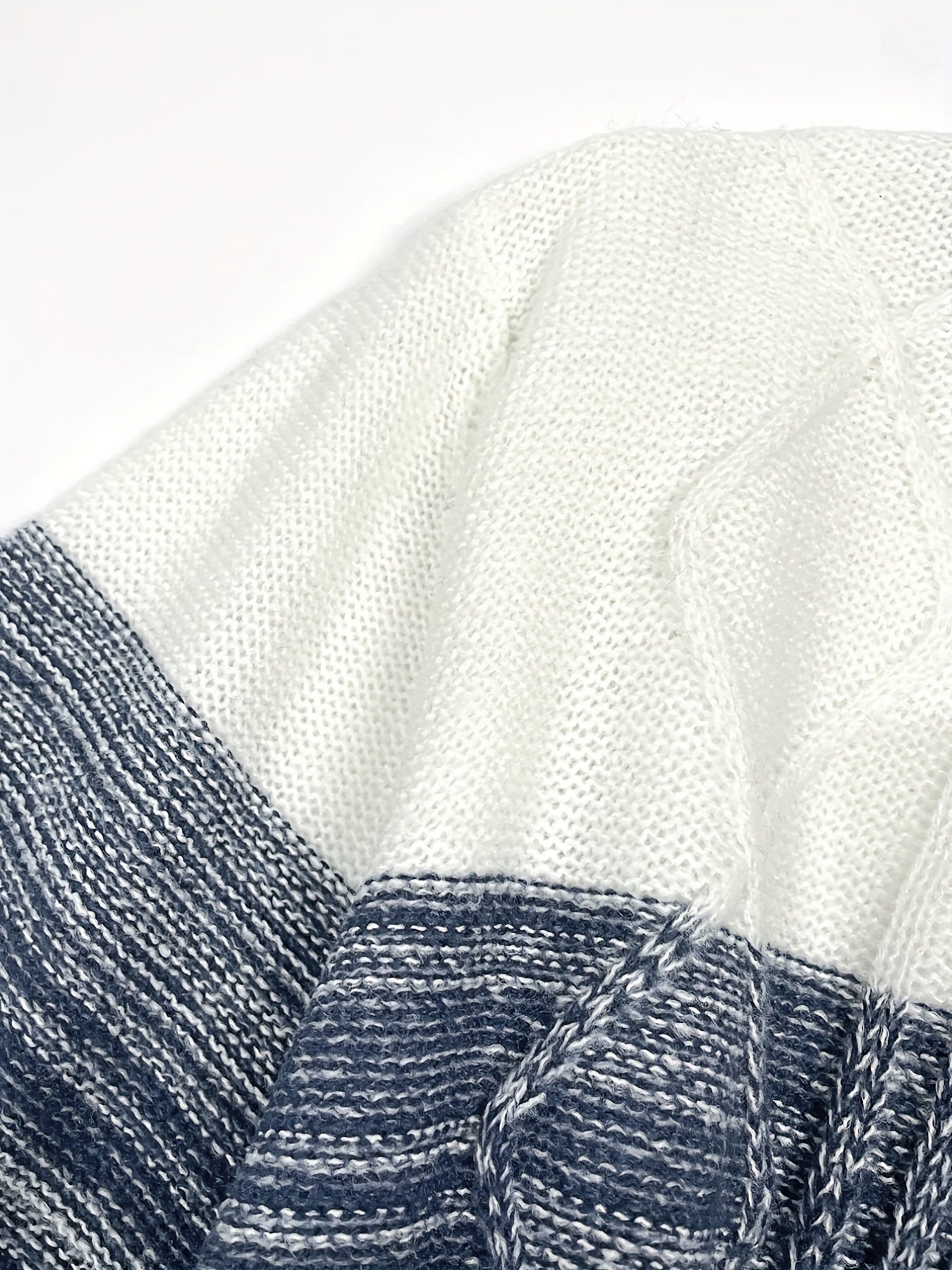 All Match Knitted Argyle Color Block Sweater, Men's Casual Warm Slightly Stretch Crew Neck Pullover Sweater For Men Fall Winter