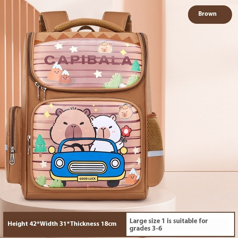 New Capabala Primary School Student Large Capacity Cute Schoolbag For Children