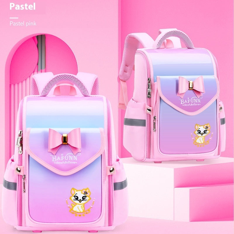 Large Capacity Children's To Reduce Study Load Spine Protection Schoolbag