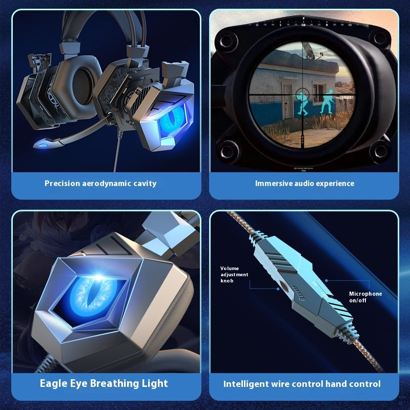 Wired Earphones, Gaming Computer Specific Night Light