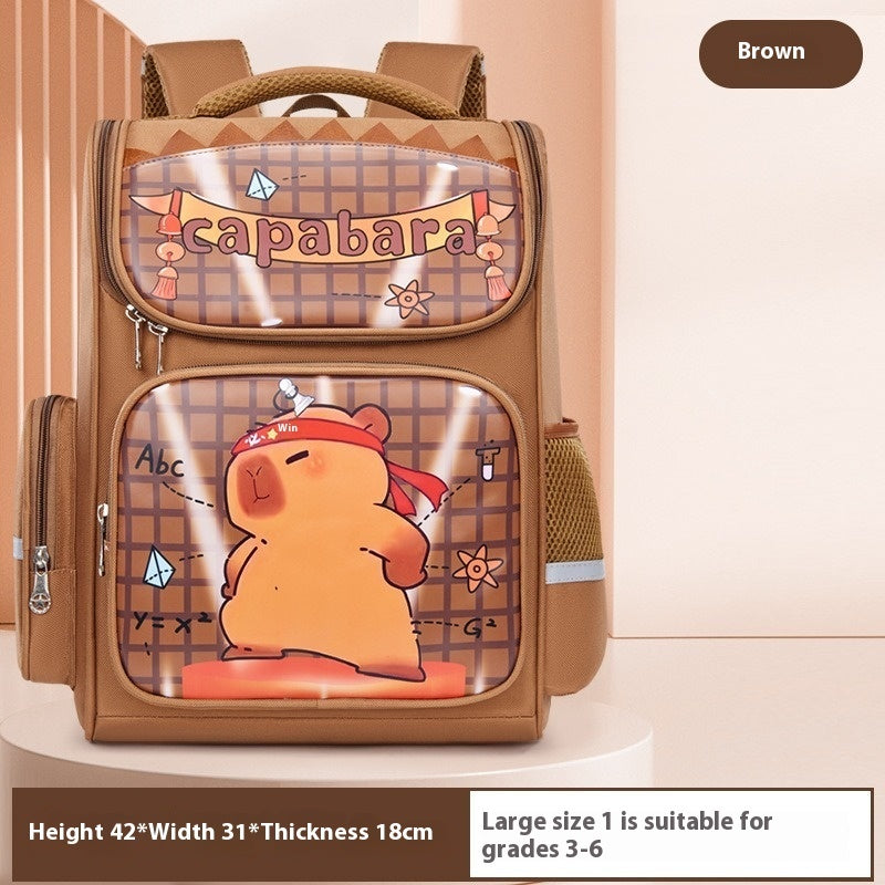 New Capabala Primary School Student Large Capacity Cute Schoolbag For Children