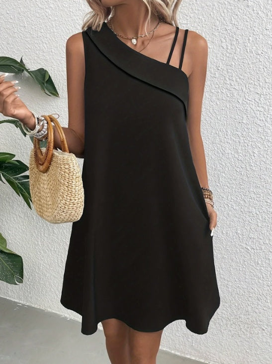 Women Elegant Sleeveless Dress For Spring & Summer